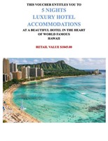 July 4TH. Vacation Hotel Accommodation Packages Auction