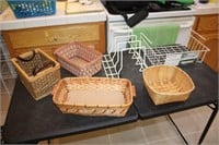 Baskets, under shelf basket, divider rack