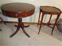 Duncan Phyfe Drum Table with Drawer