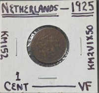 1925 Netherlands coin