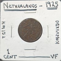 1925 Netherlands coin