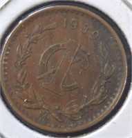 1939 Mexican penny