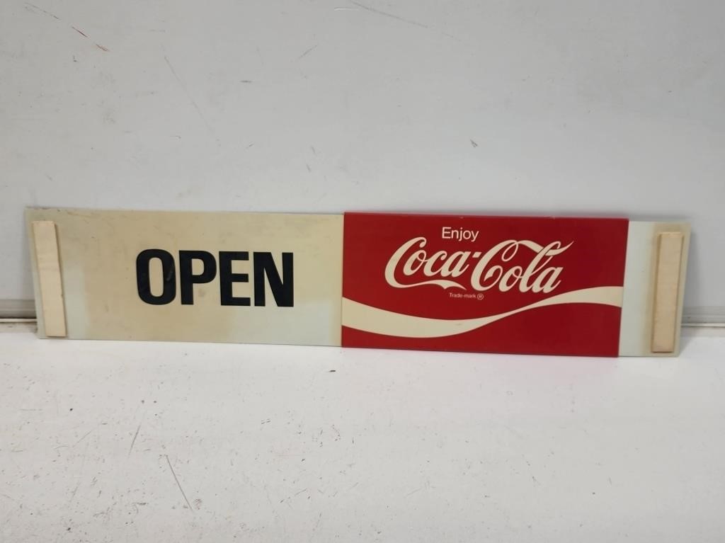 Coca-Cola Slider Open Closed Sign