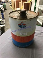 Amoco 5 gallon can