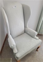 Wing Back Fabric Chair