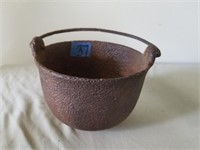 6" Cast Iron Pot With Handle
