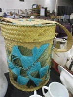 Woven Lidded Basket