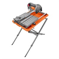 RIDGID 9 Amp Corded 7 in. Wet Tile Saw Stand Used!