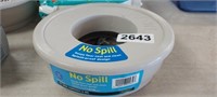 NO SPILL PET BOWL