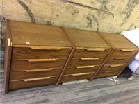 Oak wood cabinet dresser with skeleton keys in goo