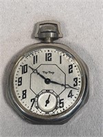 New Haven Clock Co. Conductor Case Pocket Watch