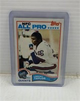 1982 Topps Lawrence Taylor All Pro Rookie Card