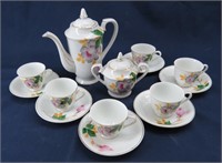 (14) Pc Hand Painted China Tea Set