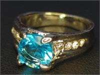 925 stamped gemstone ring size 6.25