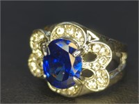 925 stamped gemstone ring size 5.5