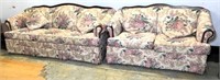 Broyhill Sleeper Sofa & Loveseat with Floral
