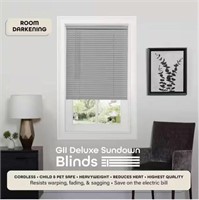 33 x 60 white grey Window blind