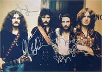 Autograph COA Black Sabbath Photo