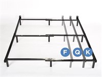 $64 Compact Metal Bed Frame, Full/Queen/King,Black