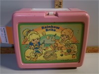 Plastic Rainbow Brite Lunch Box w/ Thermos no lid