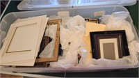 Tote of Picture Frames & mats