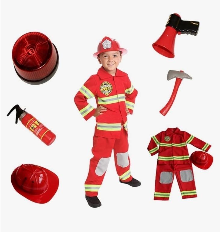 New (Size 3T-4T) (missing parts) Fire Fighter