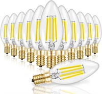 NEW $35 12PK 60W E12 Chandelier Light Bulbs