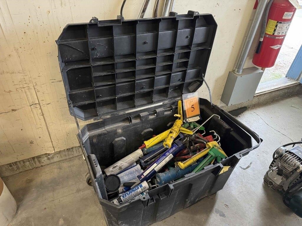 Box With Caulking Guns