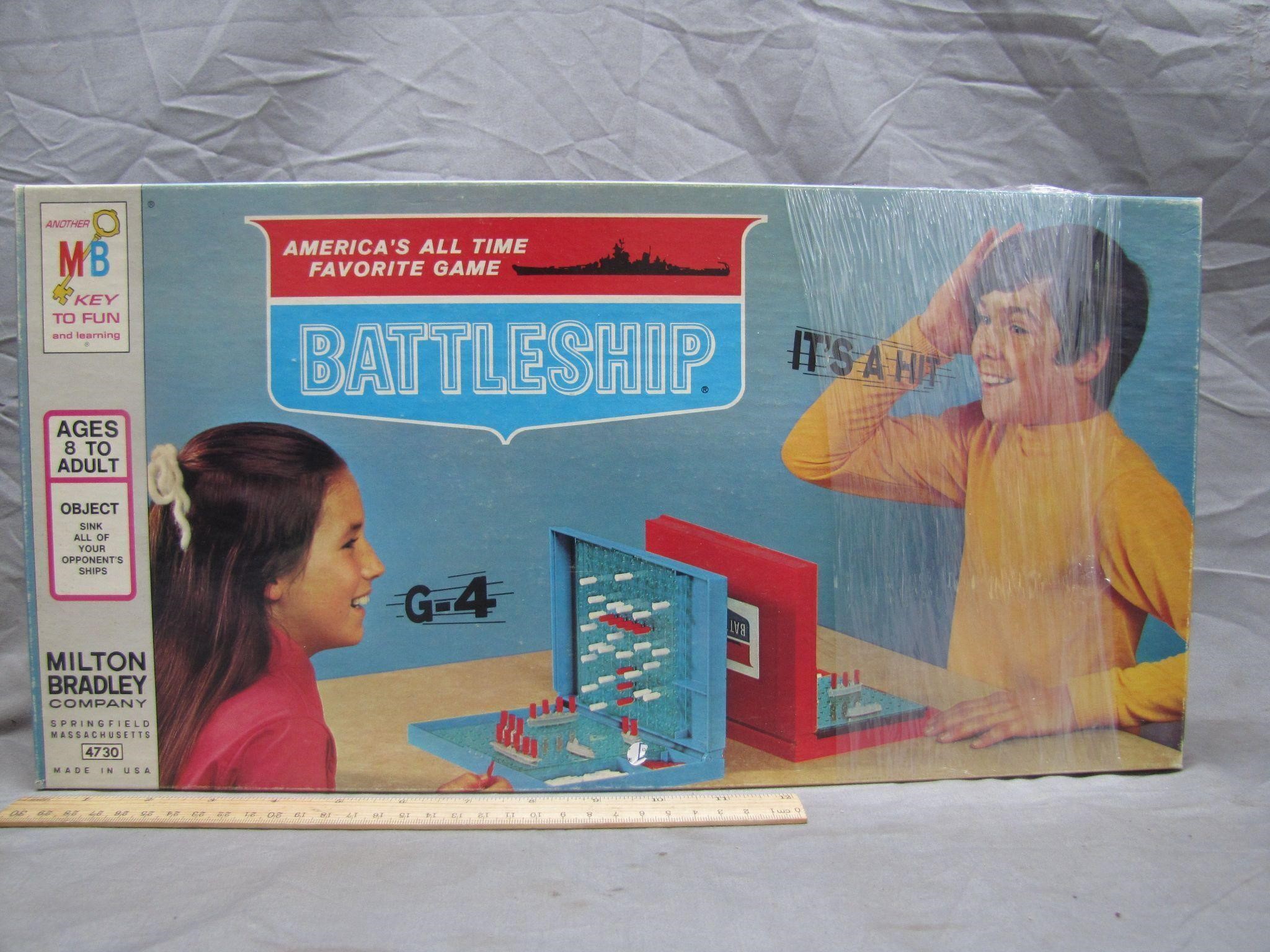 Vintage 1971 Battleship Game In Box