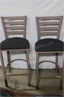 High top bar chairs. Seat is 30ins