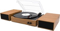(N) LP&No.1 Bluetooth Turntable with Stereo Booksh