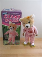 Champ Roller Toy Battery Operated Skating Bear