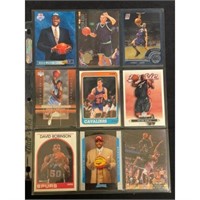 (9) Vintage High Grade Basketball Rookies