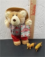 Set of 3 - Wendy's Furskin Bear Holiday