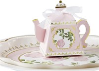 Kate Aspen Tea Time: Pink Teapot Favor Box (24pcs)