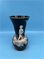 Mary Gregory Hand Painted Vase