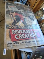1955 Revenge of the Creature Movie Poster