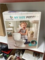 White My size potty