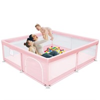 N1141 Large Baby Playpen 47x71 Pink