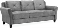 Lifestyle Solutions Harrington Sofa  Dark Gray