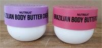 (2) Nutrius Brazilian Body Butter Cream