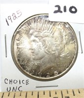 1925 Peace silver dollar