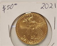 279 - 2021 $50 GOLD COIN (101)