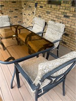 Patio table with four chairs