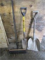shovels & broom