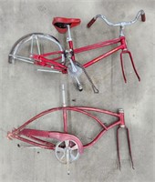(2) Vintage Schwinn Boy Bike Frames / Parts