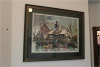 Water Color Signed Painting by John Chetcuti
