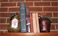 Fruit Bookends With Books