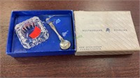 Westmoreland sterling - salt cellar and sterling