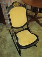 Victorian Painted Sewing Rocker